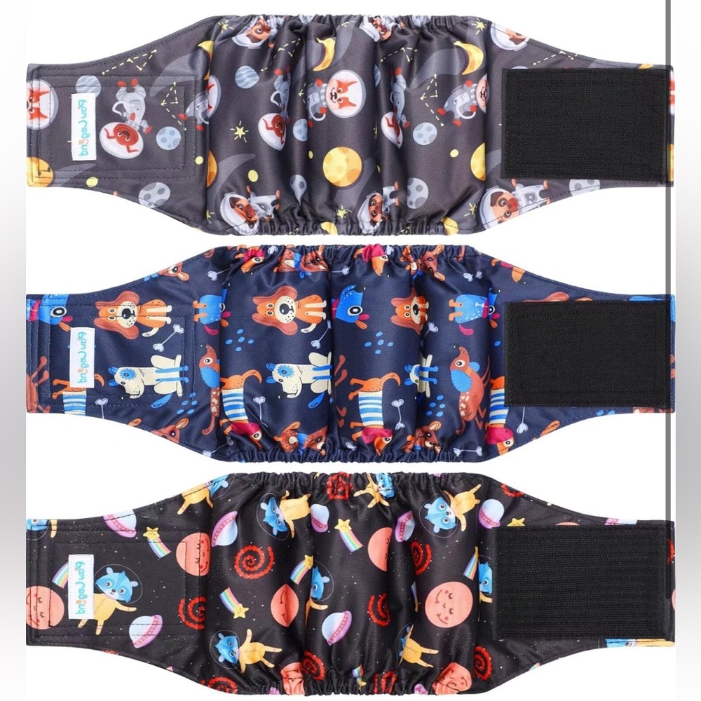 Paw Legend washable male belly bands/dog wraps/diapers , size large, NWOT.